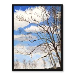 Ferdynand Ruszczyc Drzewa na tle nieba 30×40