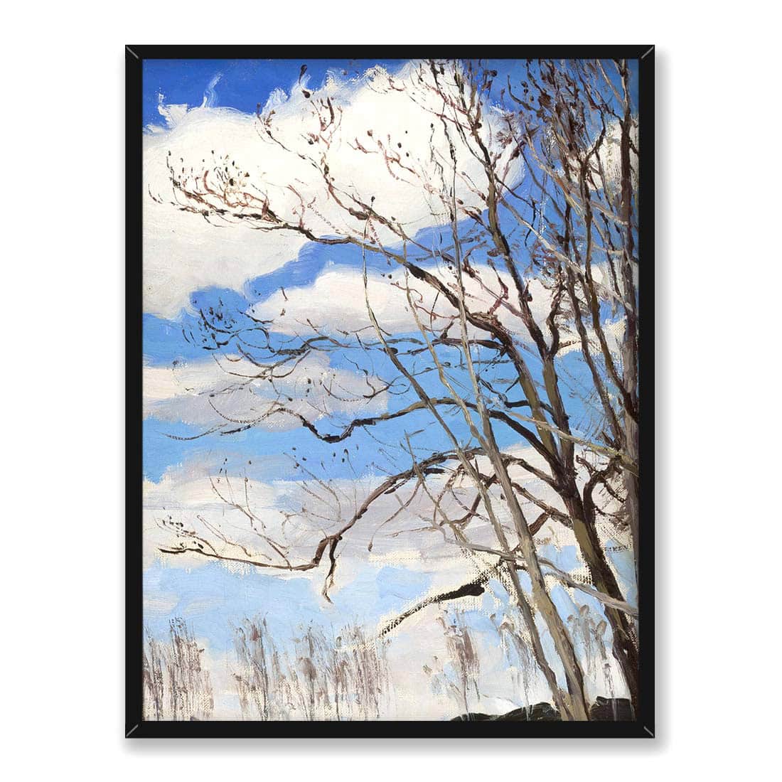 Ferdynand Ruszczyc Drzewa na tle nieba 30x40