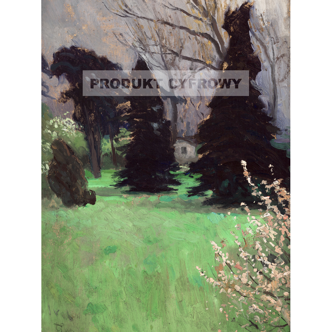 Ferdynand Ruszczyc Park we Wlochach kolo Krakowa — produkt cyfrowy do pobrania