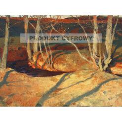 Ferdynand Ruszczyc Pejzaż jesienny — produkt cyfrowy do pobrania