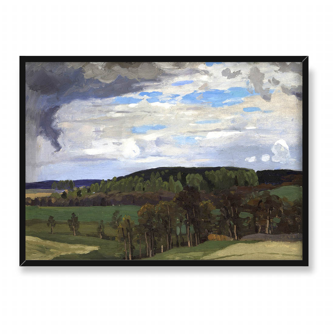 Ferdynand Ruszczyc Pejzaż z chmurami 70x50