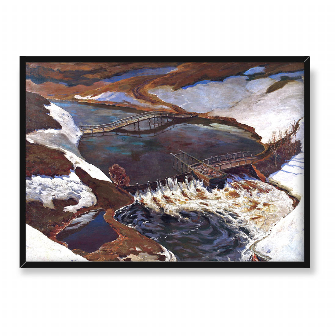 Ferdynand Ruszczyc Z brzegów Wilejki 70x50