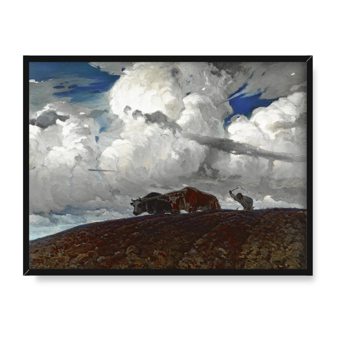 Ferdynand Ruszczyc Ziemia 40x30 w RAMIE