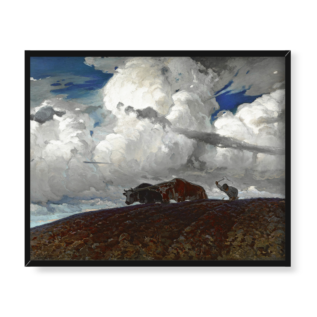 Ferdynand Ruszczyc Ziemia 50x40 w RAMIE