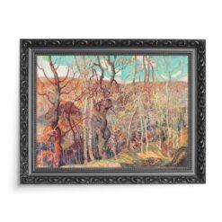 Franklin Carmichael Srebrny gąszcz 70×50