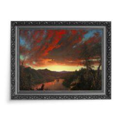 Frederic Edwin Church Zmierzch Twilight in the Wilderness 70×50