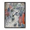 Frederick Childe Hassam Flagi na 57 ulicy zimą 40×50
