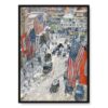 Frederick Childe Hassam Flagi na 57 ulicy zimą 50×70