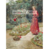 Frederick Childe Hassam Kobieta ścinająca róże w ogrodzie — produkt cyfrowy do pobrania