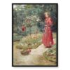 Frederick Childe Hassam Kobieta ścinająca róże w ogrodzie 50×70 Frederick Childe Hassam Kobieta ścinająca róże w ogrodzie 50×70