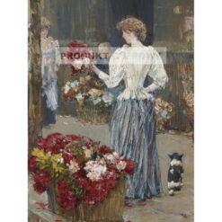 Frederick Childe Hassam Kwiaciarka — produkt cyfrowy do pobrania