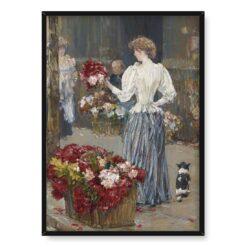 Frederick Childe Hassam Kwiaciarka 50×70
