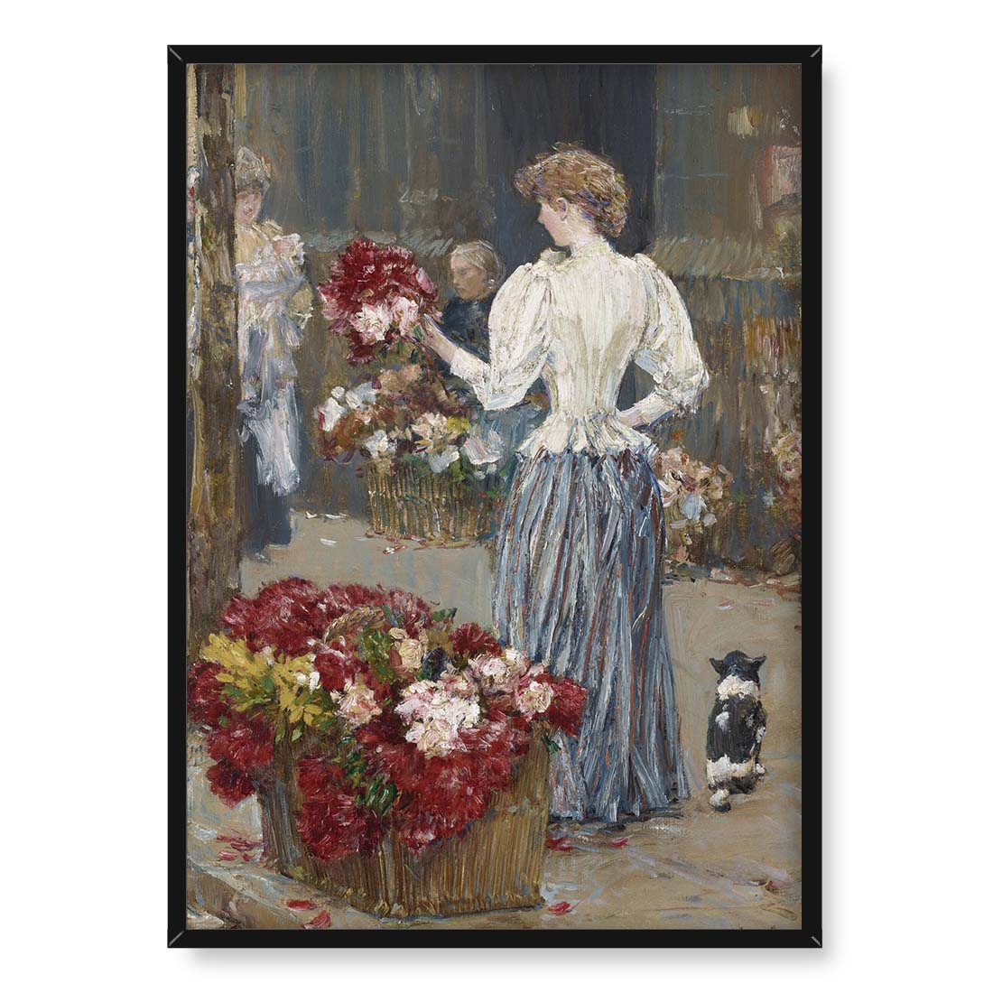 Frederick Childe Hassam Kwiaciarka 50x70