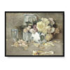 Frederick Childe Hassam Martwa natura z różami szklanym dzbankiem i miską 30×40 Frederick Childe Hassam Martwa natura z różami szklanym dzbankiem i miską 30×40