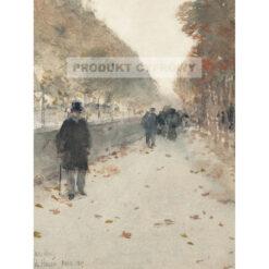 Frederick Childe Hassam Nabrzeże Luwru — produkt cyfrowy do pobrania