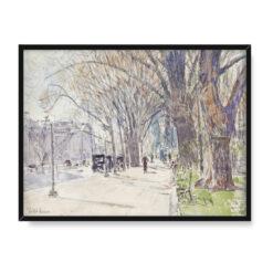 Frederick Childe Hassam Park Lafayette 30×40