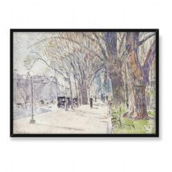 Frederick Childe Hassam Park Lafayette 70×50