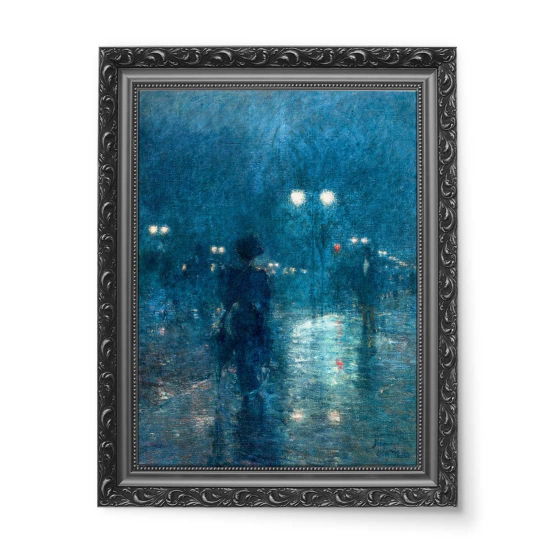 Frederick Childe Hassam Piąta Aleja Nokturt wydruk na płótnie 50x70