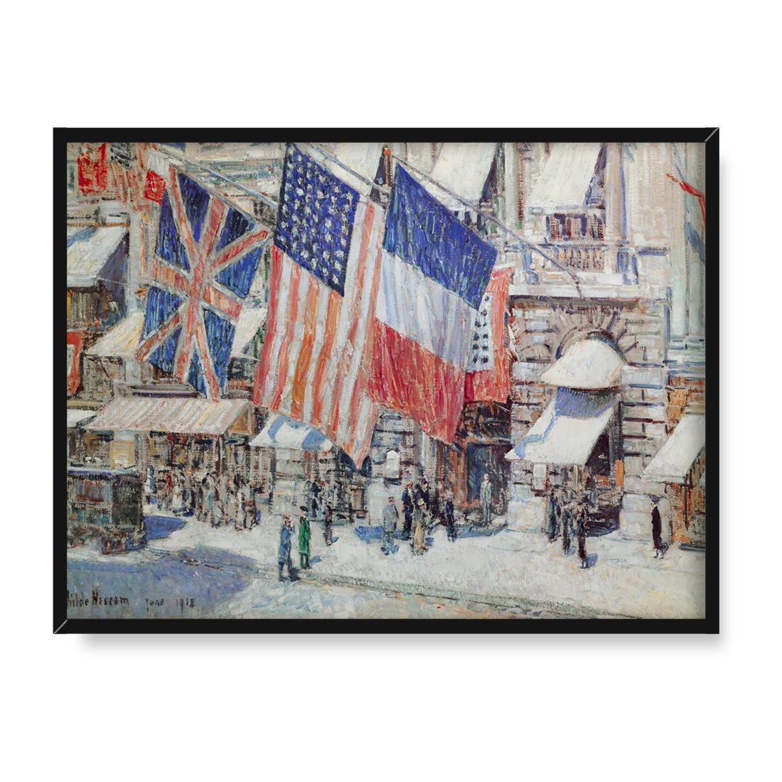 Frederick Childe Hassam Po drugiej stronie alei w czerwcowym słońcu 30x40