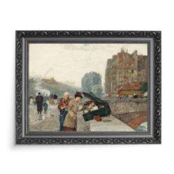 Frederick Childe Hassam Quai Saint-Michel 70×50