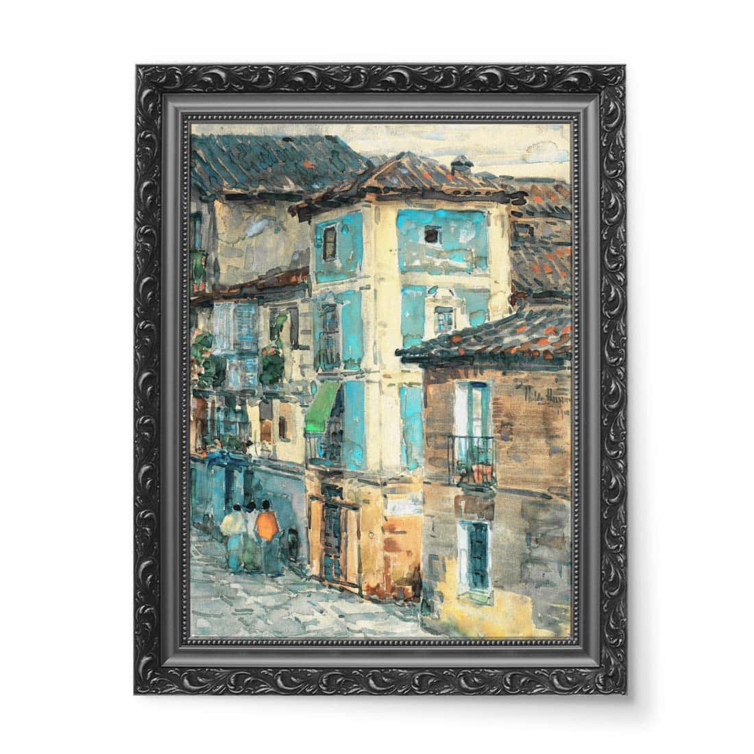 Frederick Childe Hassam Scena uliczna Hiszpanii wydruk na płótnie 50x70