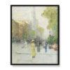 Frederick Childe Hassam Scena uliczna w Nowym Jorku 40×50