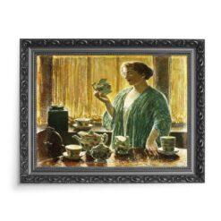 Frederick Childe Hassam Truskawkowy zestaw do herbaty 70×50