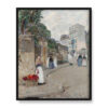 Frederick Childe Hassam Ulica Montmartre Paryż 40×50 w RAMIE Frederick Childe Hassam Ulica Montmartre Paryż 40×50 w RAMIE
