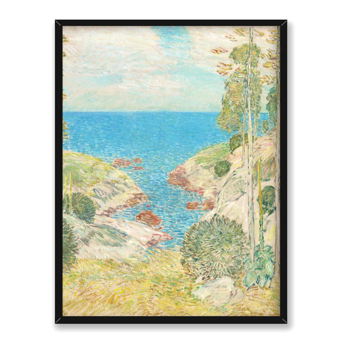 Frederick Childe Hassam Widok morski Isles of Shoals 30x40 w RAMIE
