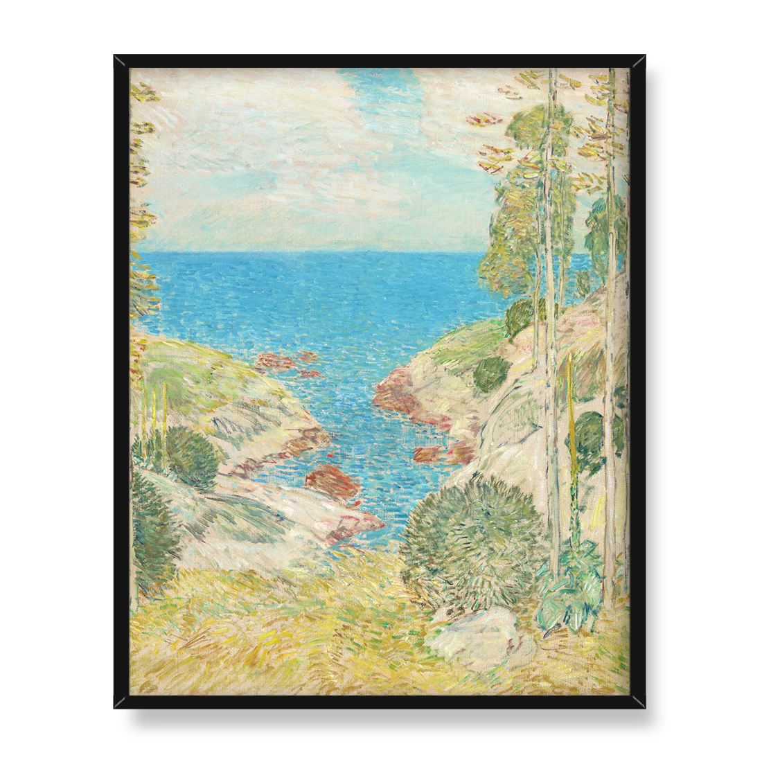 Frederick Childe Hassam Widok morski Isles of Shoals 40x50 w RAMIE