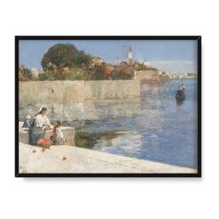 Frederick Childe Hassam Widok Wenecji 30×40
