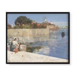 Frederick Childe Hassam Widok Wenecji 50×40