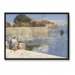 Frederick Childe Hassam Widok Wenecji 70×50