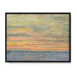 Frederick Childe Hassam Wieczór Isles of Shoals 30×40