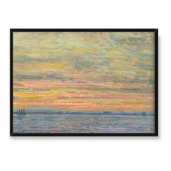Frederick Childe Hassam Wieczór Isles of Shoals 70×50