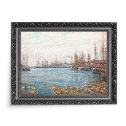 Frederick Childe Hassam Zatoka tysiąca masztów 70×50