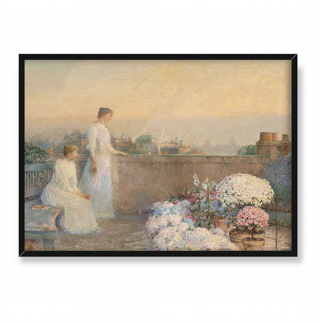 Frederick Childe Hassam Zmierzch 70x50