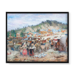 Fryderyk Pautsch Jarmark w Kosowie 50×40