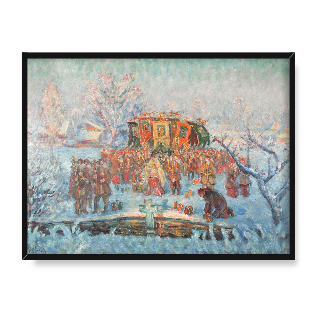 Fryderyk Pautsch Procesja 30x40 w RAMIE