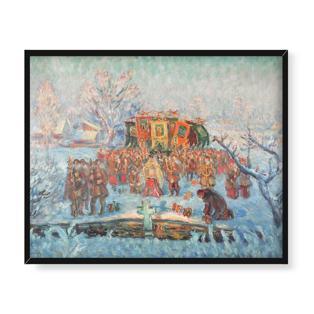 Fryderyk Pautsch Procesja 50x40