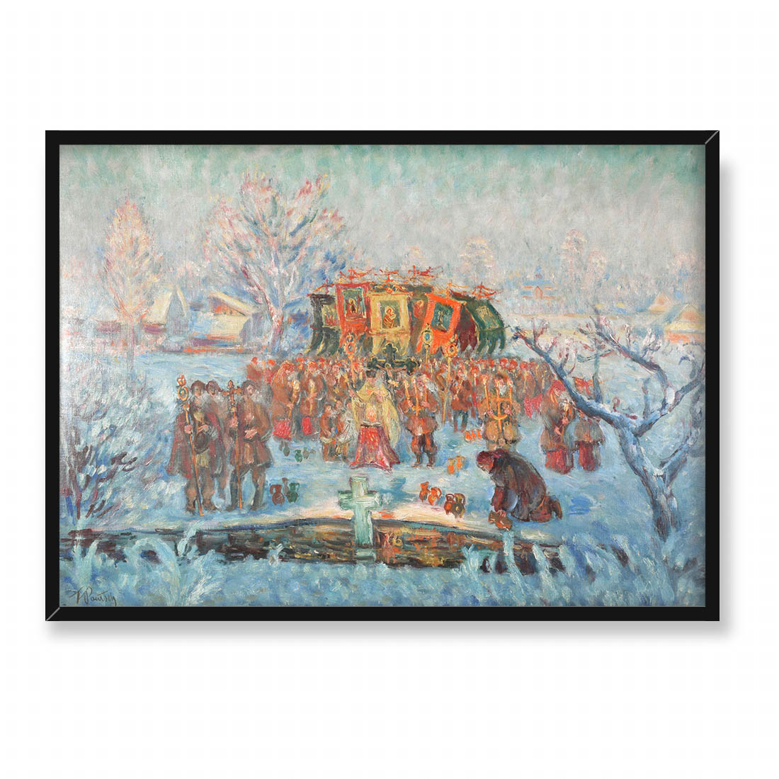 Fryderyk Pautsch Procesja 70x50