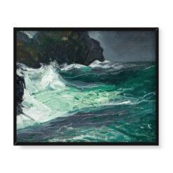 George Bellows Burza Morze 50×40