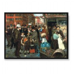 George Luks Scena uliczna 70×50