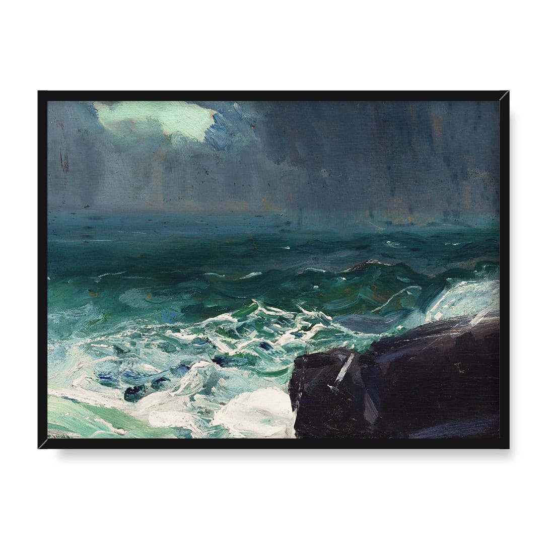 George Wesley Bellows Nadciągający deszcz 40x30 w RAMIE