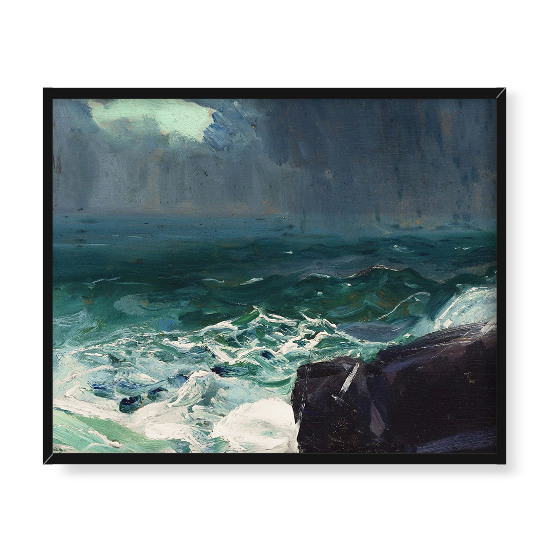 George Wesley Bellows Nadciągający deszcz 50x40