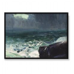 George Wesley Bellows Nadciągający deszcz 70×50