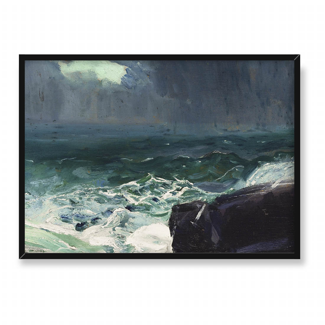 George Wesley Bellows Nadciągający deszcz 70x50