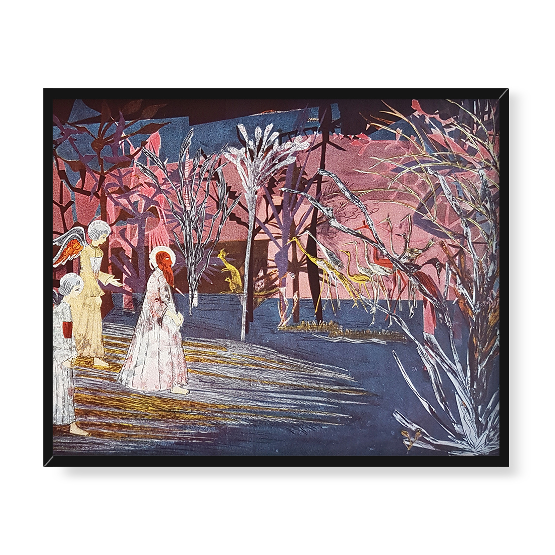 Gudmundur Thorsteinsson Trzej Mędrcy 50x40 w RAMIE