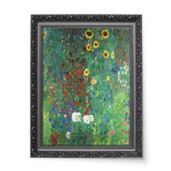 Gustav Klimt Ogród wiejski ze słonecznikami wydruk na płótnie 50×70