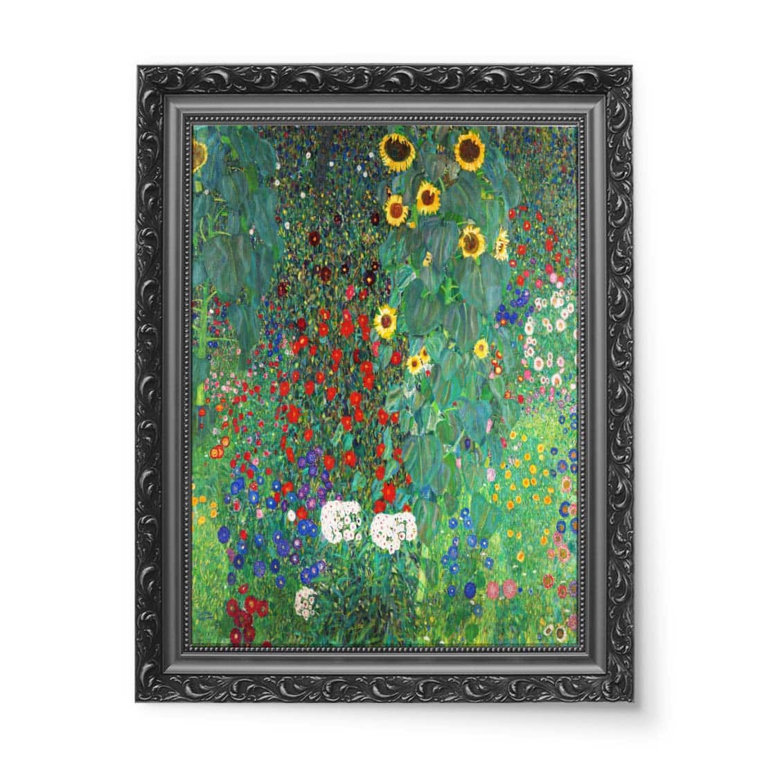 Gustav Klimt Ogród wiejski ze słonecznikami wydruk na płótnie 50x70